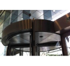 Boon Edam, door curtain, revolving door, space heating