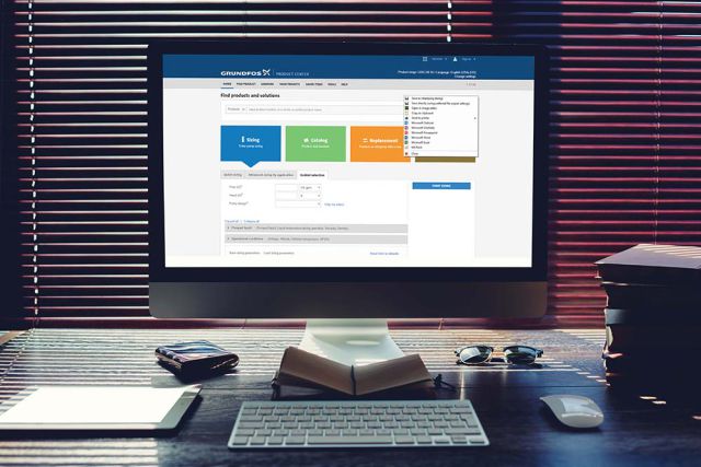 Grundfos, Product Centre, GPC, sizing tool, online, pumps