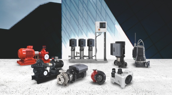 Grundfos Pumps, pipes, pipework