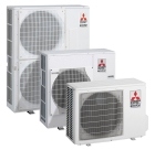 Mitsubishi, heat pump, space heating, DHW, Part L, Building Regula