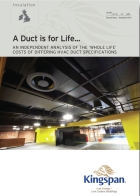Kingspan, KoolDuct, ductwork, whole life cost