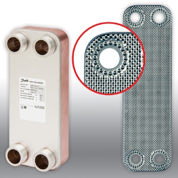 Danfoss, high rise buildings, plate heat exchanger