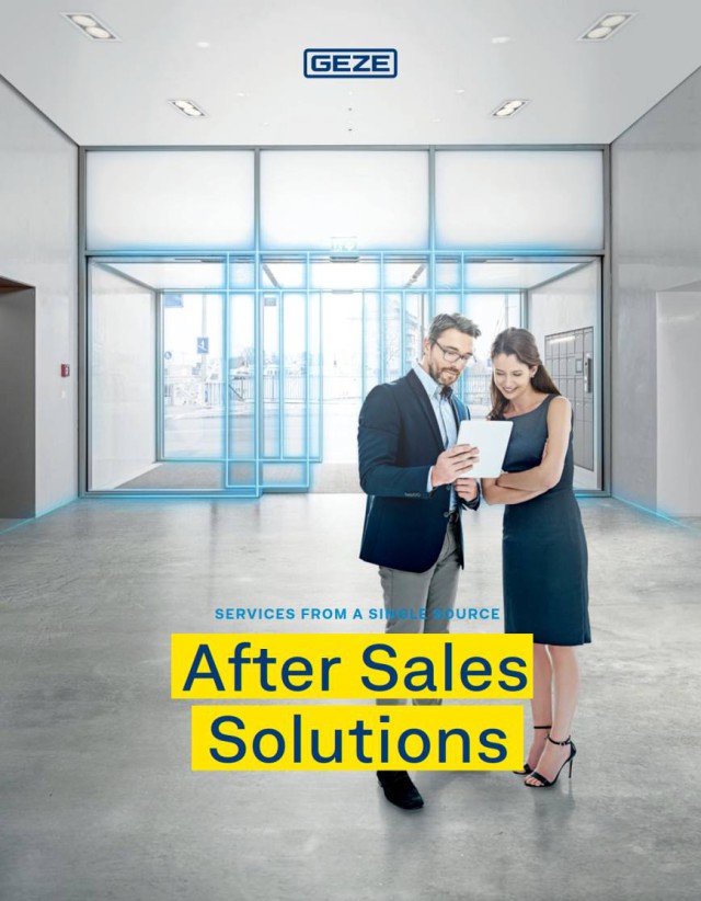 Geze after sales solutions brochure