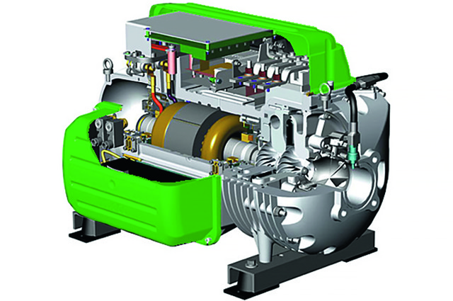 Turbocor compressor by Danfoss.  
