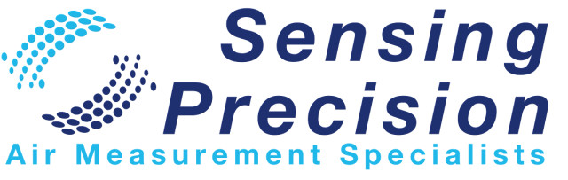 Sensing precision logo