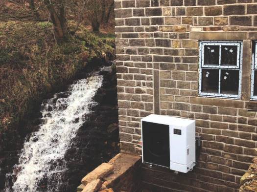 A heat pump in situ