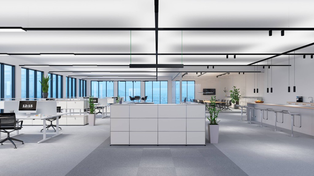 Biophilic Office Lighting 