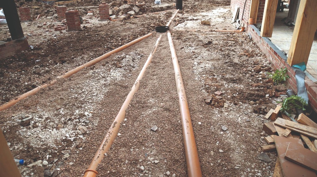 Only fully approved pipes and fittings should be used on brownfield sites