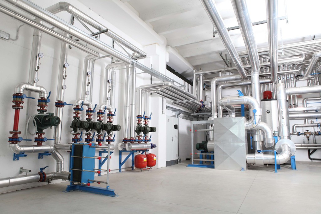 Commissioning a plant room