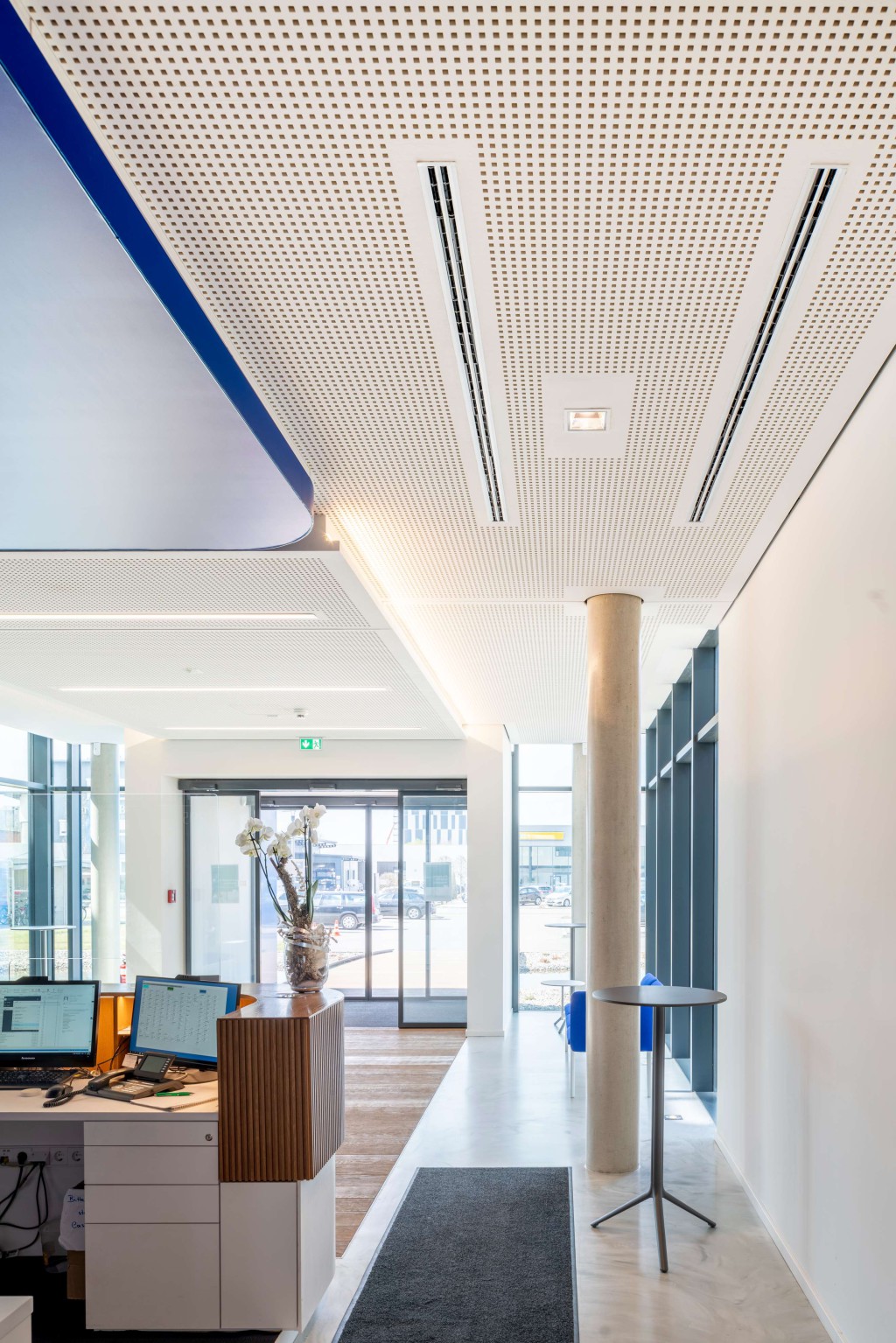 Ceiling-mounted radiant heat panels