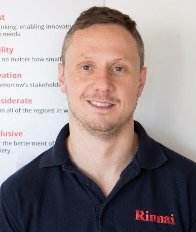 Chris Goggin of Rinnai