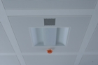 integratedThe ceiling designed for a major refurbishment project in Dublin combines cooling with other services such as lighting and smoke detectors into a zone just 85 mm deep.